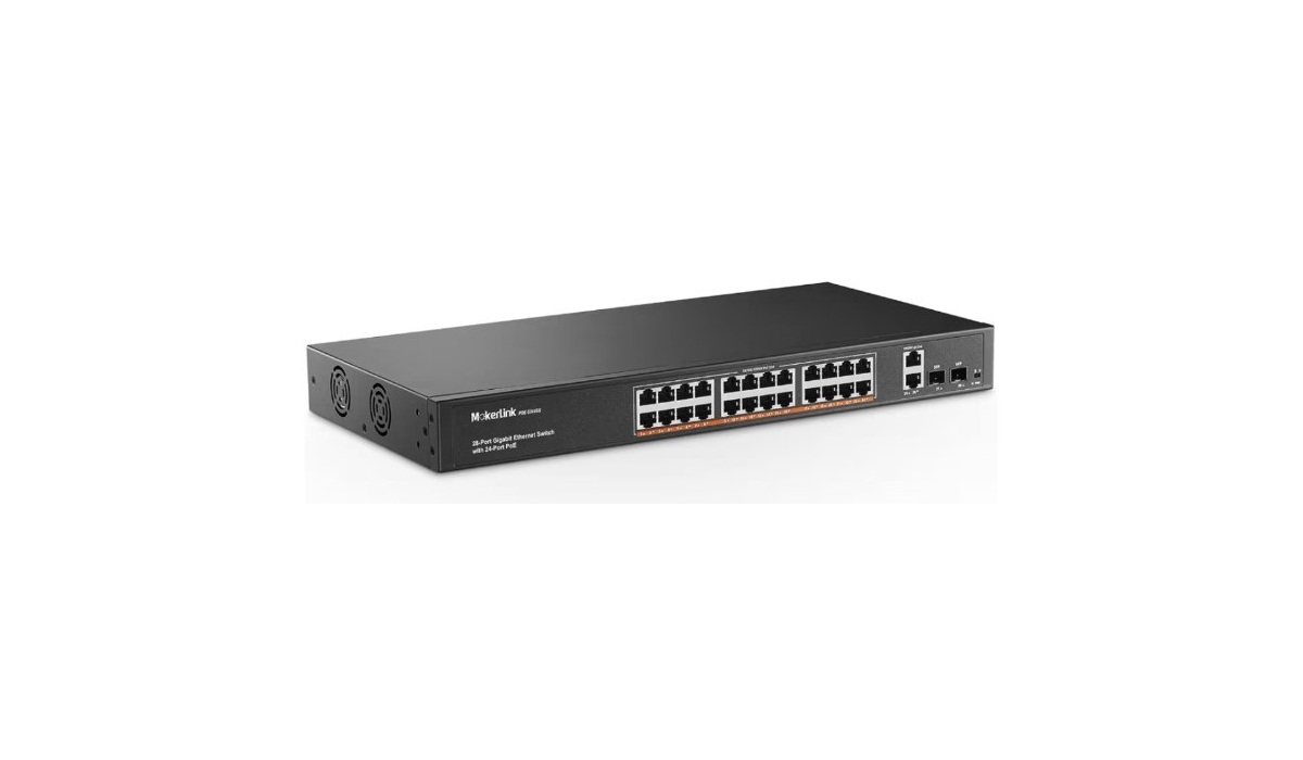 MokerLink POE-G244GS 24-port PoE switch